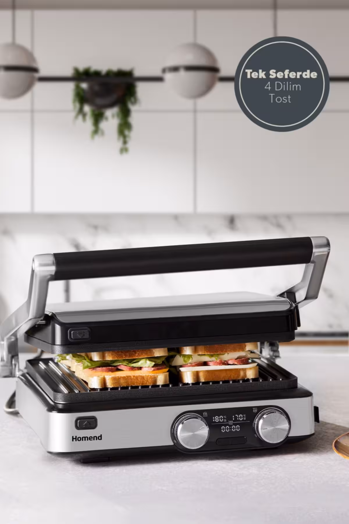 ساندویچ ساز و گریل Homend ترکیه مدل Grilliant 1340h