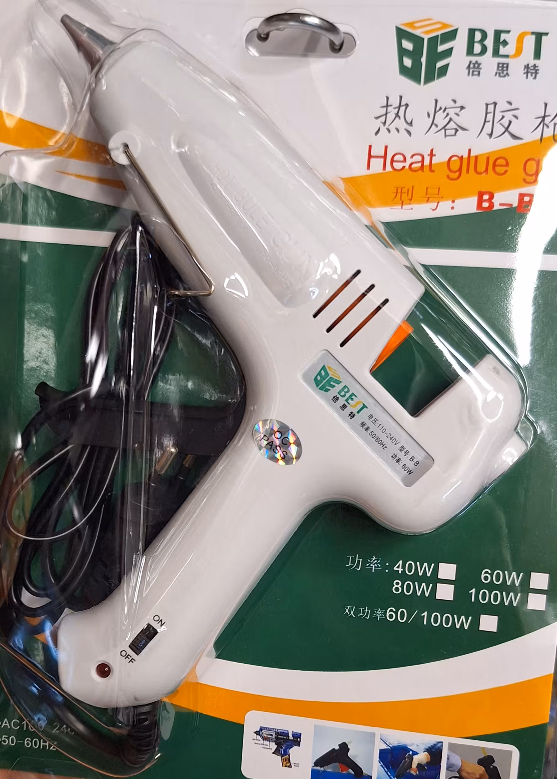 تفنگ چسب بزرگ حرارتی بست مدل BEST BST-B-B 60W