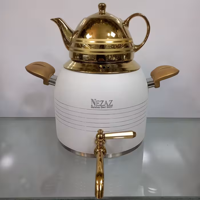 کتری قوری نزاز کد 3029 سفید (در 4 رنگ )