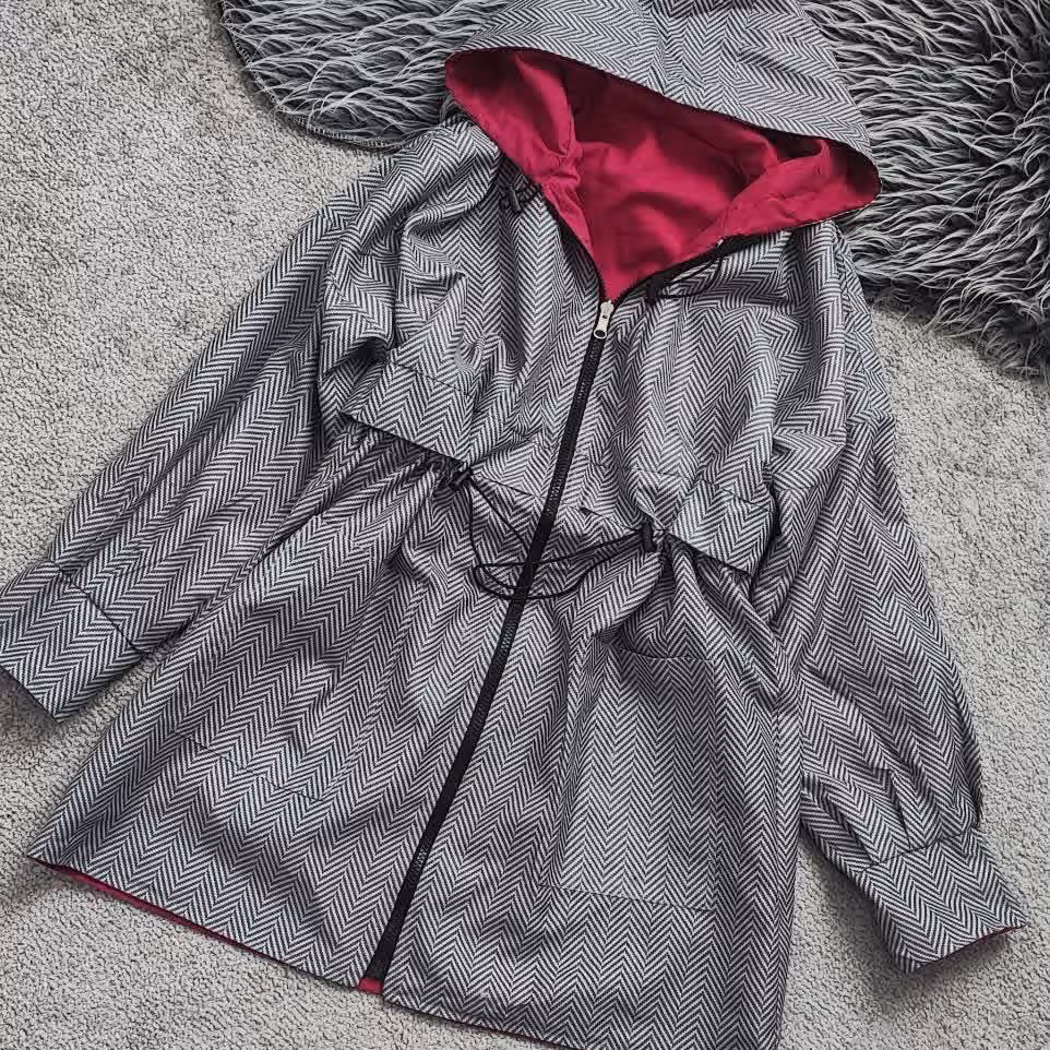 بارونی دو رو دارای رنگ بندی جنس میکرو کجراه و مموری شده اب