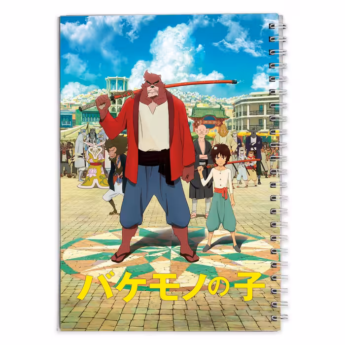 دفتر مشق کارتون پسر بچه و هیولا