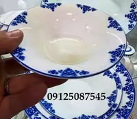 کاسه ماست طرح سمرقند از چینی زرین (بسته 4 عددی)