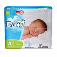 پوشک کودک بارلی سایز 1 بسته 20 عددی