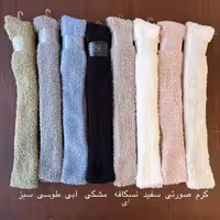 جوراب حوله‌ای ساق بلند بالای زانو ساده