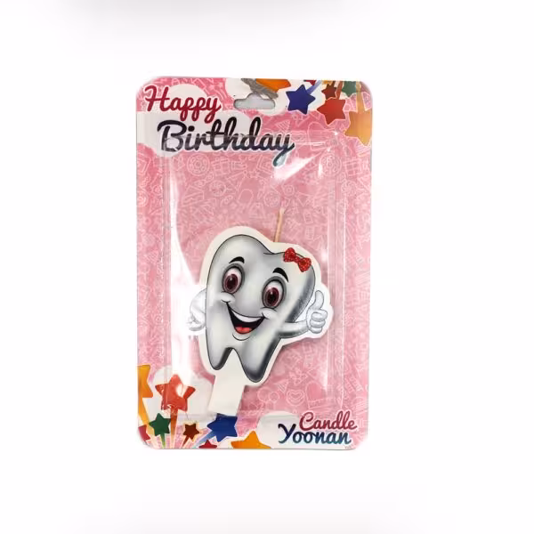 شمع تم دندونی دخترانه