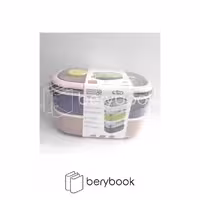 MINE / ماین / ظرف غذا / استیل / دو طبقه / LB-207