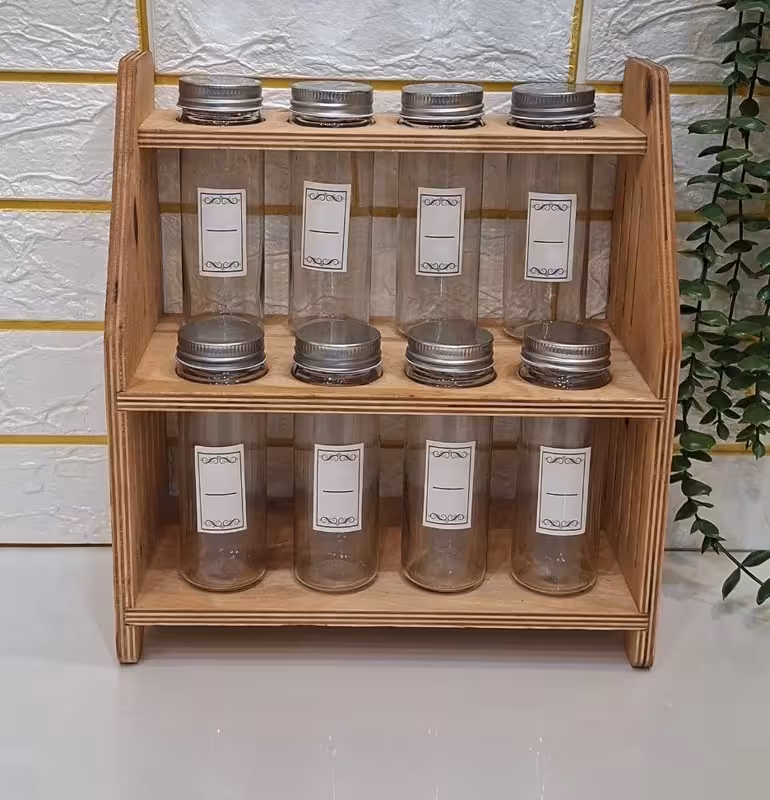 استند ادویه مکارتی 8 عددی (پست پیشتاز پس کرایه)