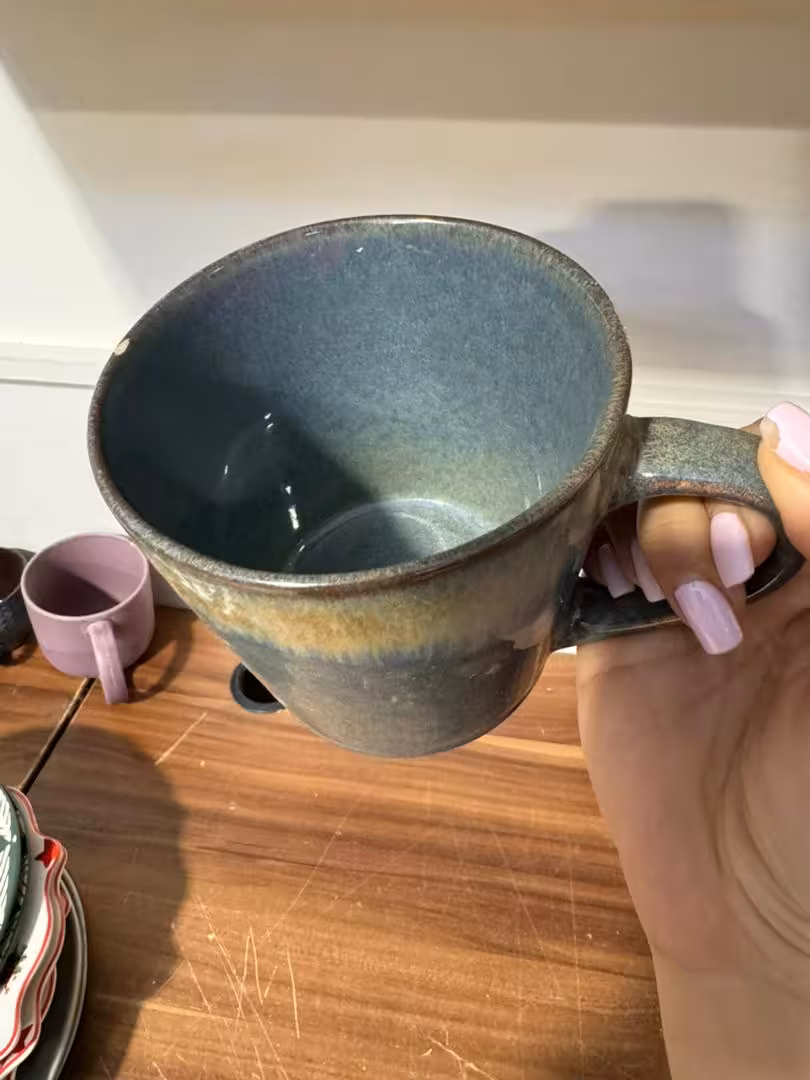 ماگ سبز آبی