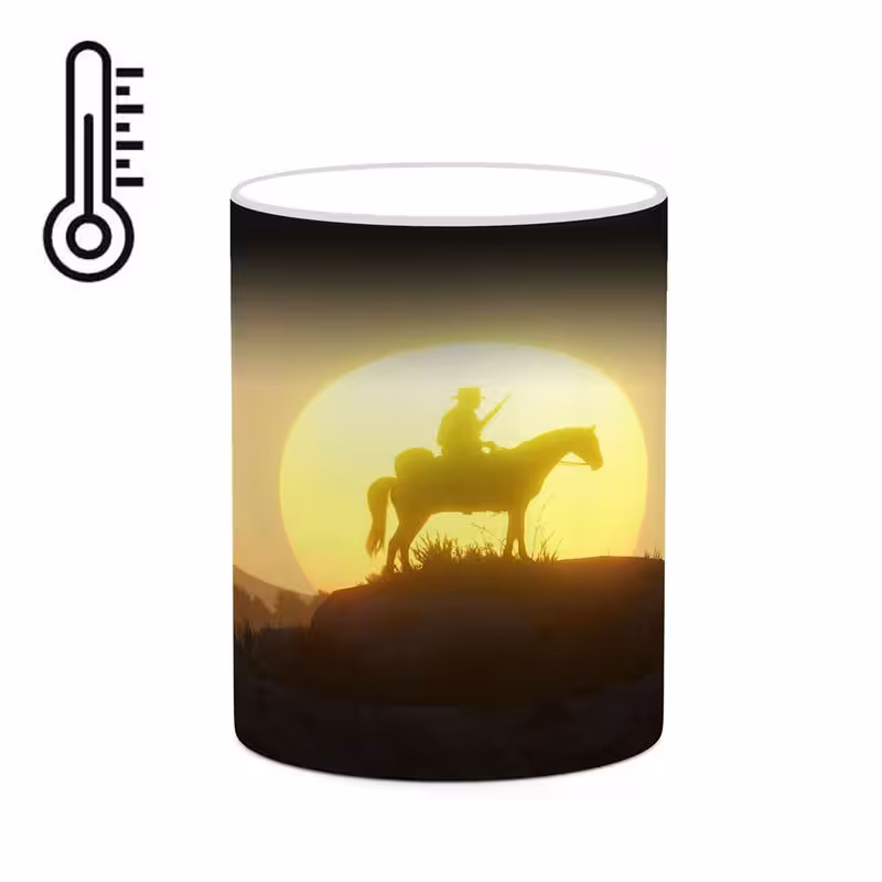 ماگ حرارتی   بازی رد دد Red Dead Redemption II کد mgh30066