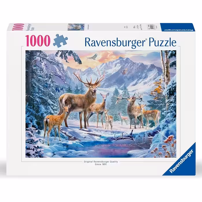 پازل 1000 تکه رونزبرگر طرح گوزن در زمستان
