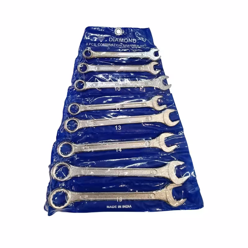 آچار یکسر تخت و یکسر رینگی دیاموند مدل 08 مجموعه 8 عددی | کالا مکس