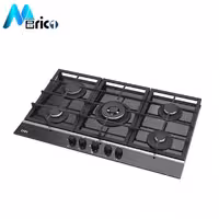 گاز رومیزی کن کد CG8572M پنج شعله شیشه مشکی