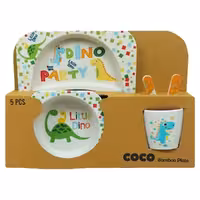 ست ظرف غذا بامبو 5 تیکه کوکو Coco
