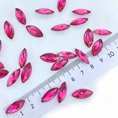 مارکیز پلاستیکی 9 در 18 ( سرخابی ) بسته 25 عددی