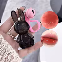 رژ خرگوشی پوکه مشکی gege bear