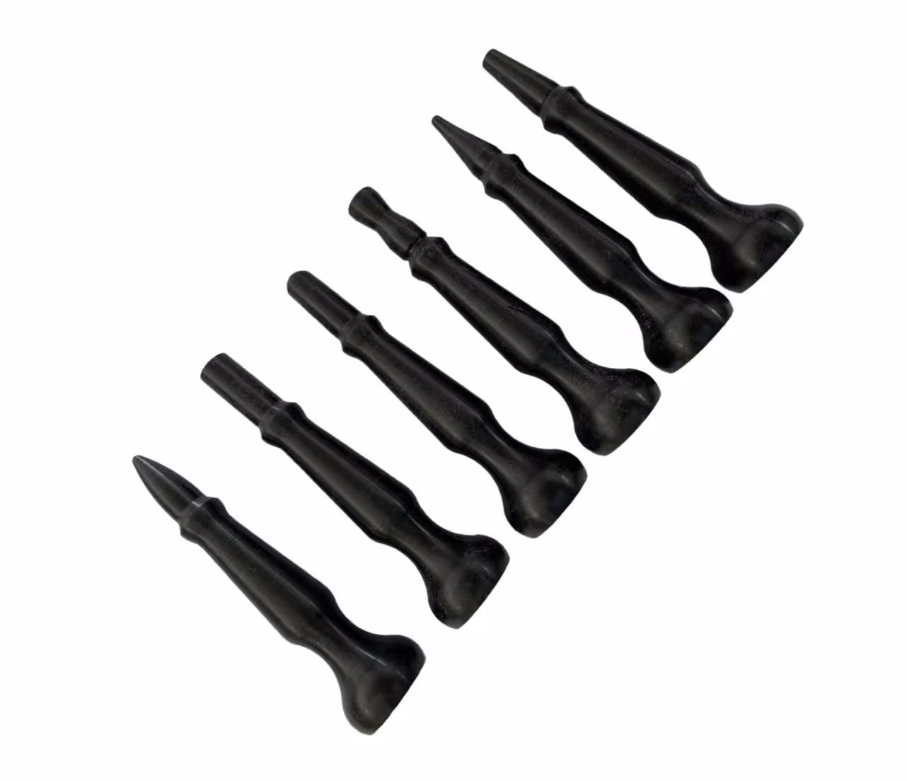 قلم نیش خوابان تفلون 6 عددی صافکاری بی رنگ مدل DF-90KLP