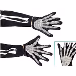 دستکش اسکلت لاتکسی بلند