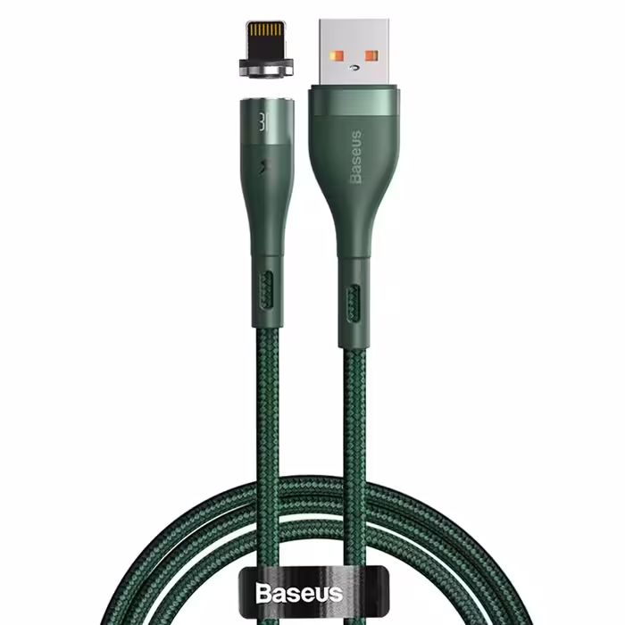 کابل تبدیل USB به لایتینیگ مگنتی بیسوس مدل CALXC طول 1متر - 2.4 آمپر