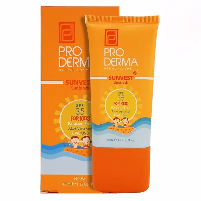 کرم ضد آفتاب کودکان SPF35 پرودرما