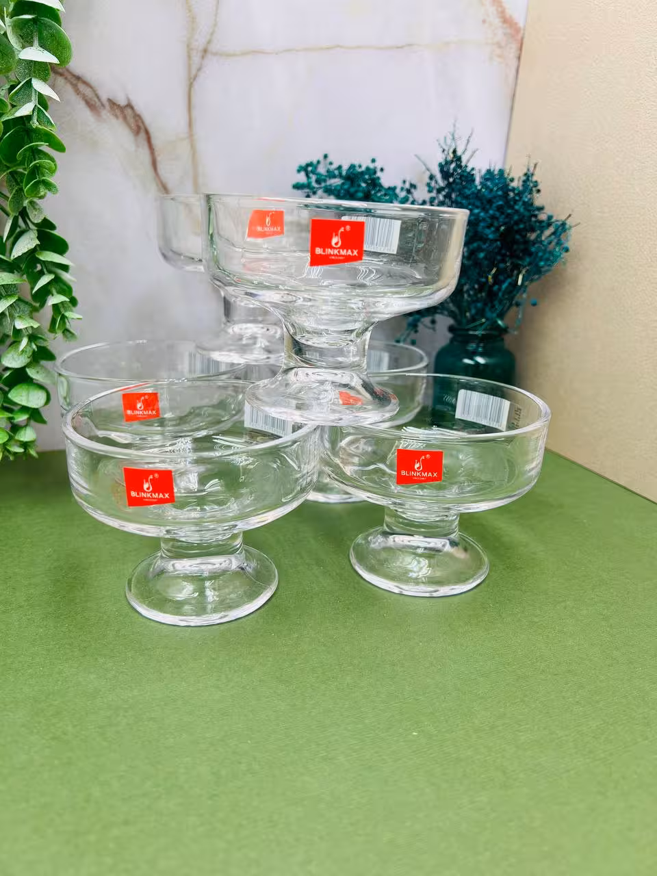 بستنی خوری بلور پایه دار بلینک مکس KTY6203