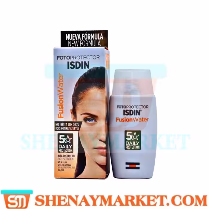 ضد آفتاب فیوژن واتر SPF50 بدون رنگ ایزدین حجم 50 میل