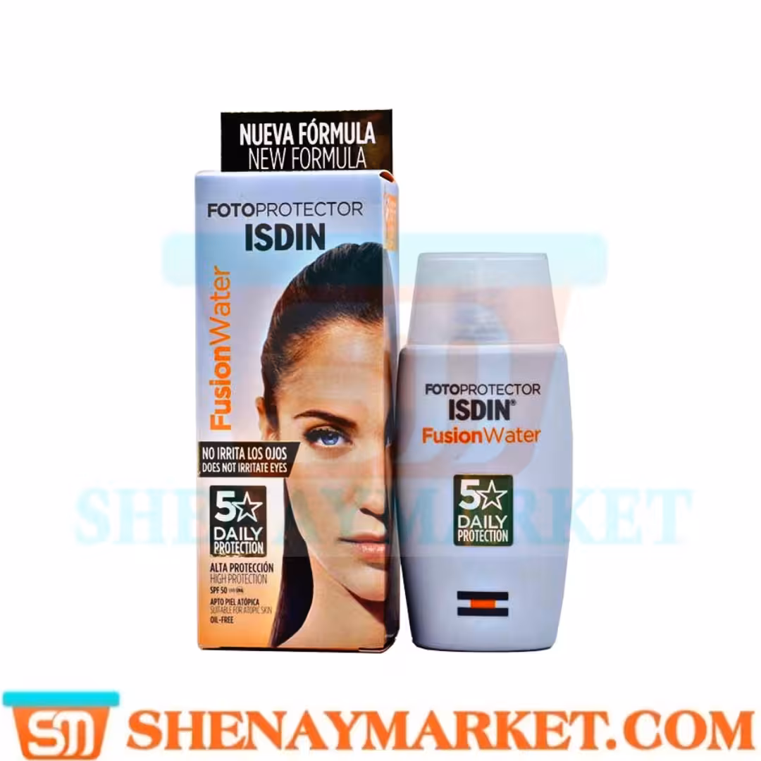ضد آفتاب فیوژن واتر SPF50 بدون رنگ ایزدین حجم 50 میل
