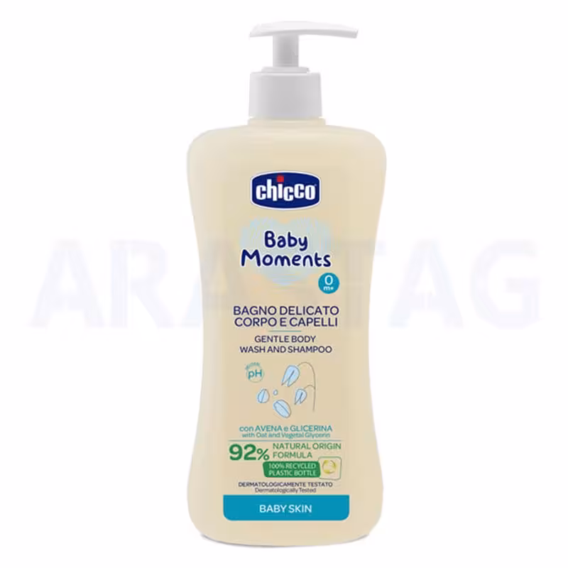 شامپو سر و بدن کودک چیکو Chicco حجم 500 میلی