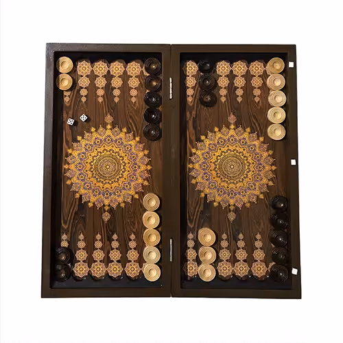 تخته نرد چاپی طرح فرش