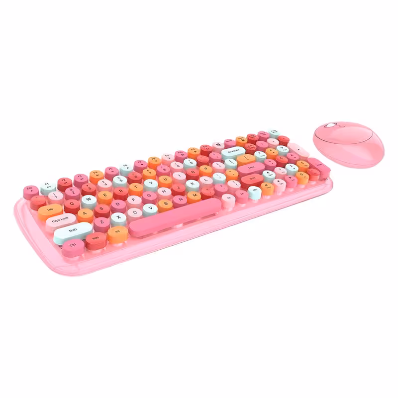 کیبورد و ماوس بی سیم مافی مدل CANDY XR، سوییچ ممبران ، Full Size | کالا مکس