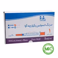 سرنگ انسولین 1 میل آوا