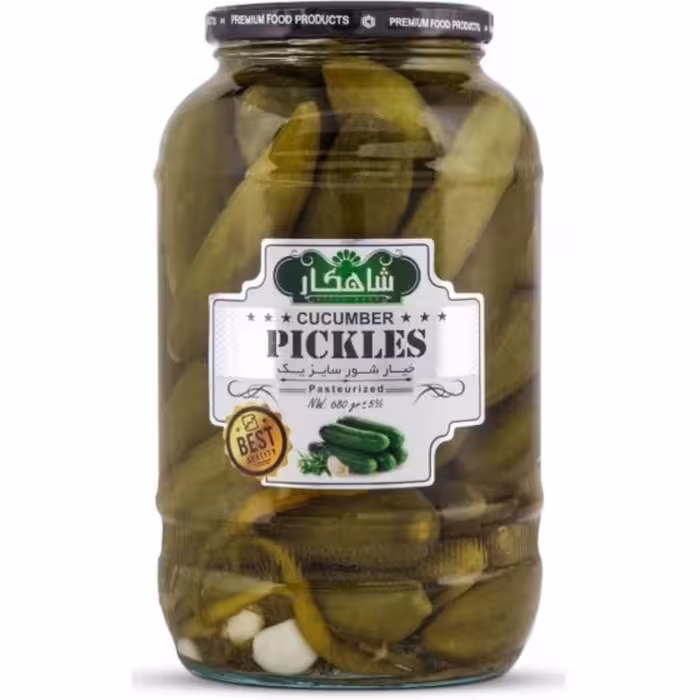 خیار شور ممتاز شاهکار 1450 گرمی