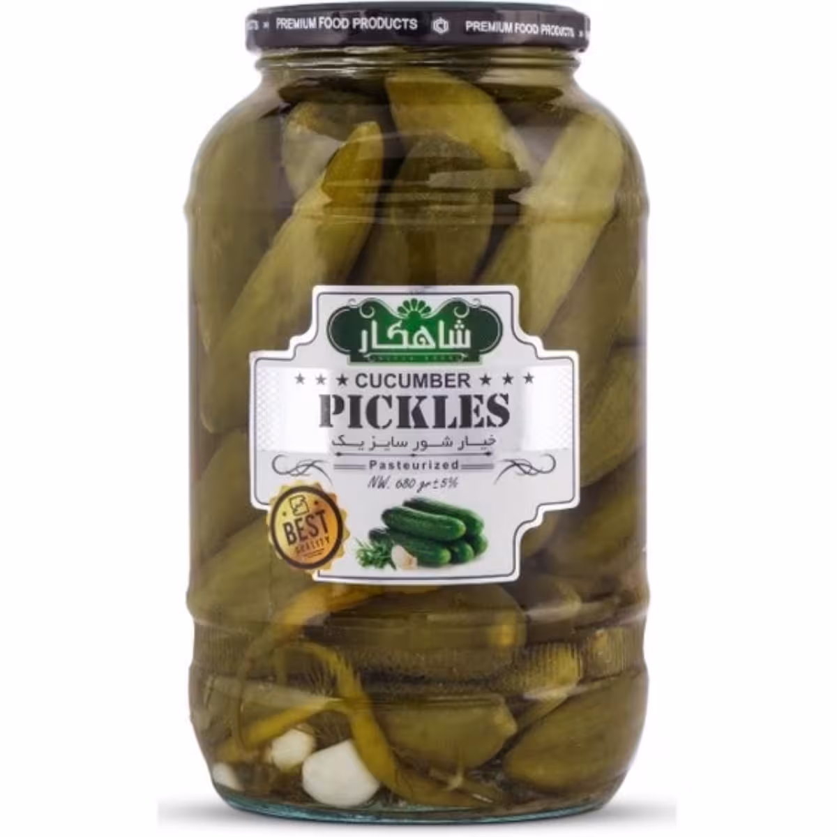 خیار شور ممتاز شاهکار 1450 گرمی