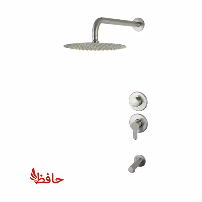 شیر حمام توکار راسان مدل ویوات تنسو کروم مات کلاس 2