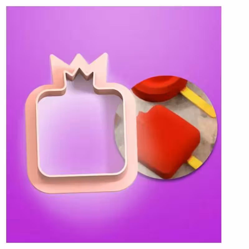 کاتر پلاستیکی انار مربع