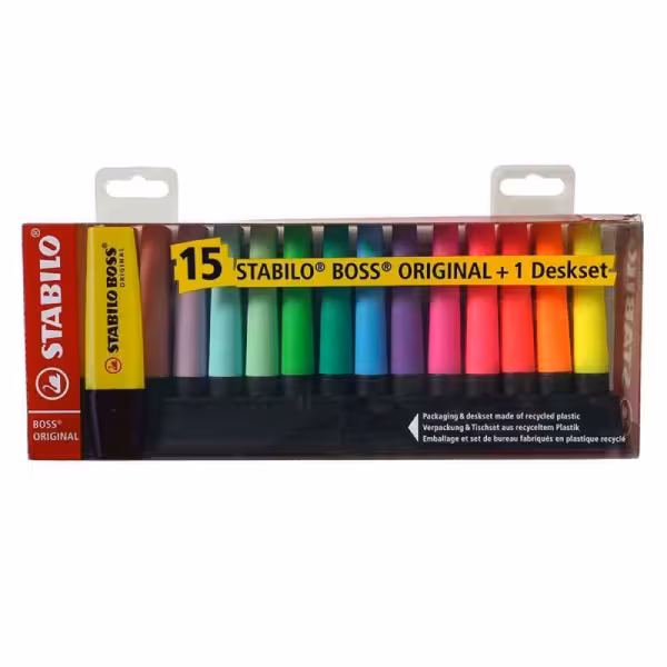 علامت زن جور 15 رنگ باس اورجینال فسفری استابیلو کد 7015-01