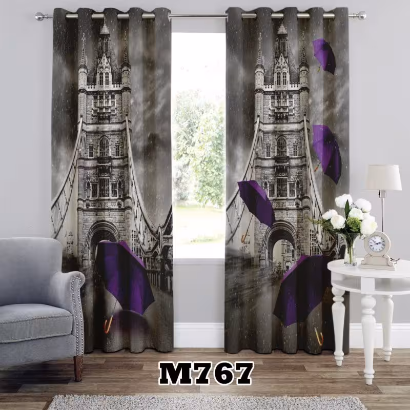 پرده سه بعدی طرح کلاسیک