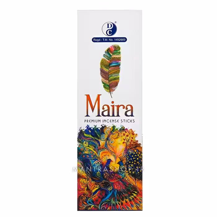 عود دست ساز هندی Maira برند DC بسته 50 گرمی (عود مایرا)