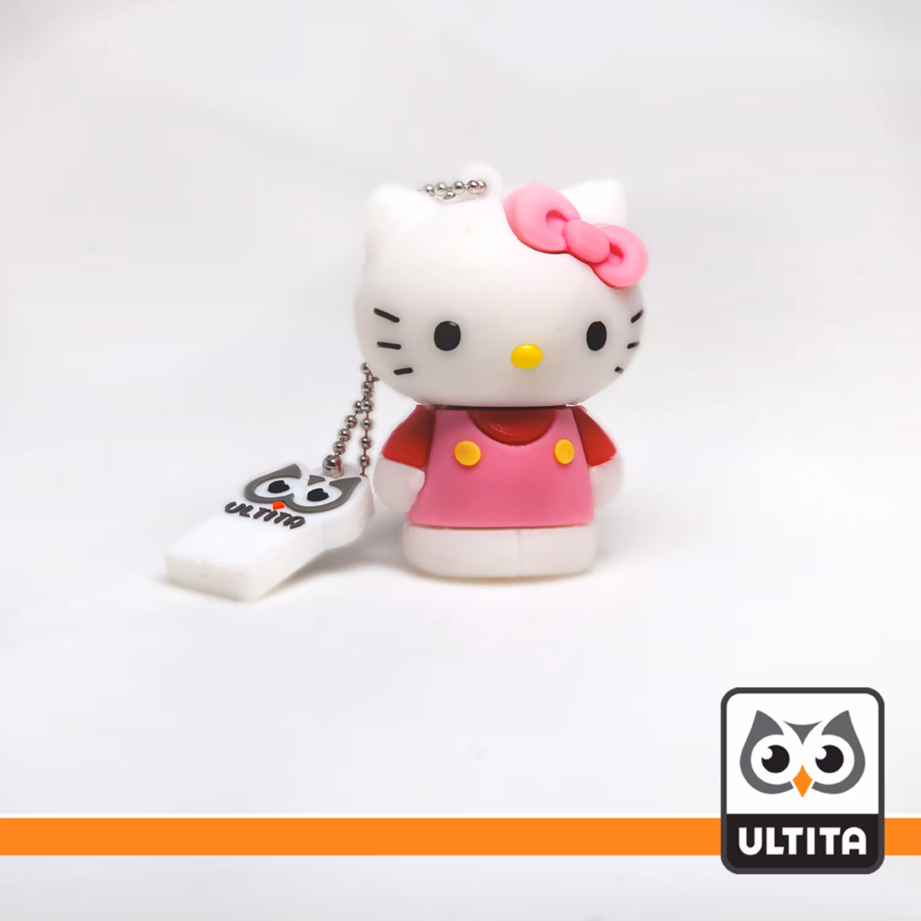 فلش کیتی سه بعدی صورتی 8 گیگ اولتیتا با گارانتی