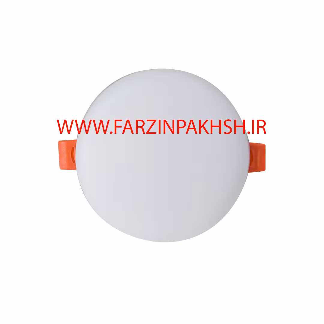 چراغ پنلی فول لایت فنر متحرک SMD توکار 15 وات دایره شاه چراغ پارسیان مدل شهراد