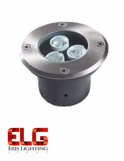 چراغ دفنی ال ای دی 3 وات آلومینیومی (IP65)