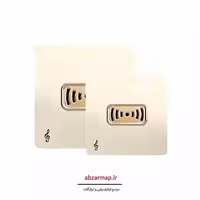 زنگ ملودی مدل کریستال صدفی طلایی آسیا الکتریک