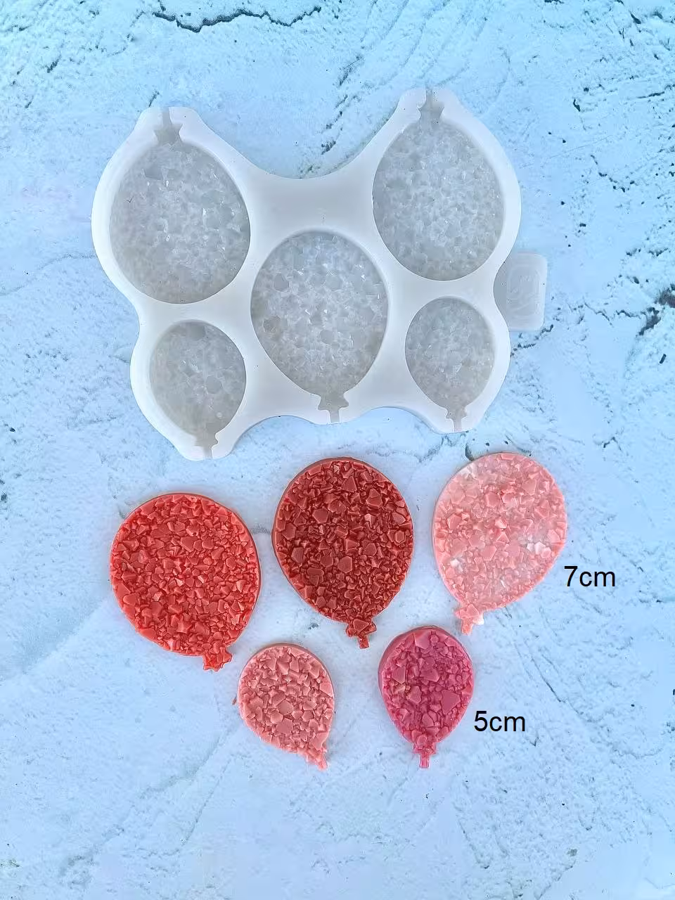 قالب سیلیکونی بادکنک های ایزومالتی