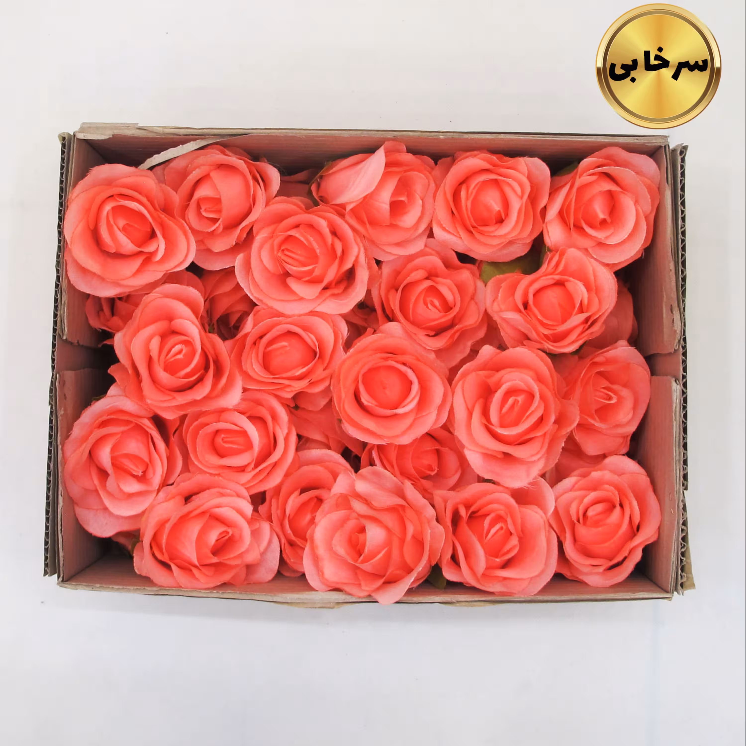 سرگل رز  روسی مصنوعی بسته 60 عددی