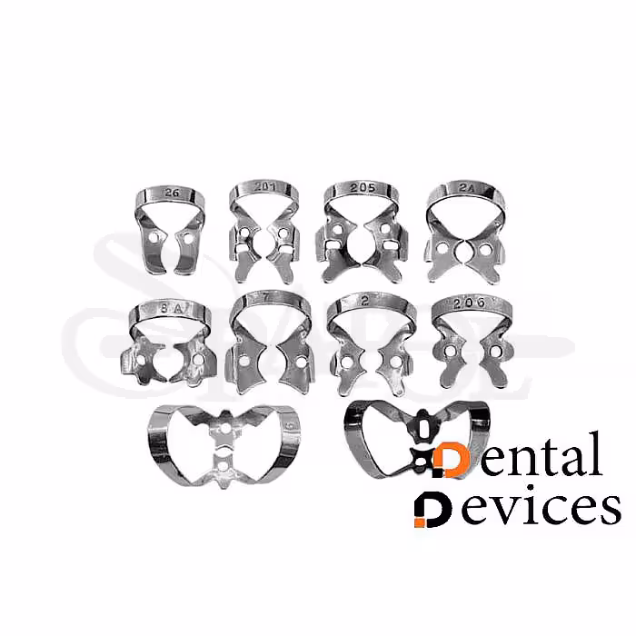 ست 10 عددی کلمپ رابردم دنتال دیوایسDental Devices