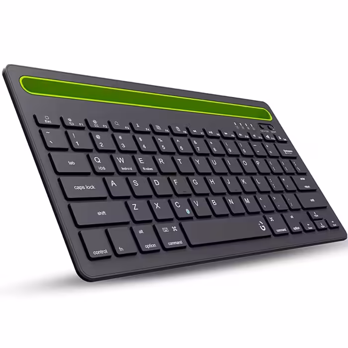 کیبورد بلوتوثی مدل K108 با استند موبایل و تبلت «اورجینال – ارسال 1 ساعت»