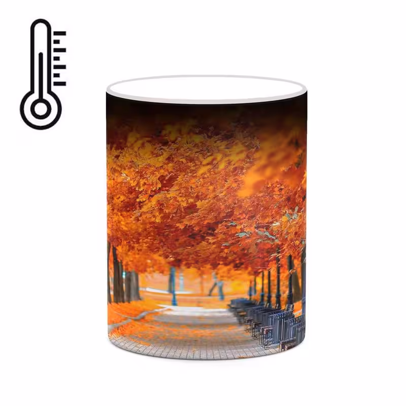 خرید ماگ-لیوان حرارتی   منظره پاییزی کد mgh18581