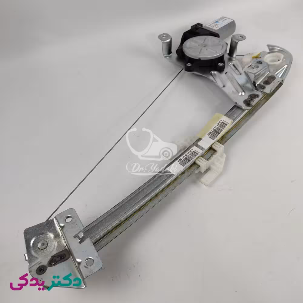 شیشه بالابر پژو 206 برقی درب عقب چپ (سمت راننده) شرکتی ایساکو اصل 2170200299