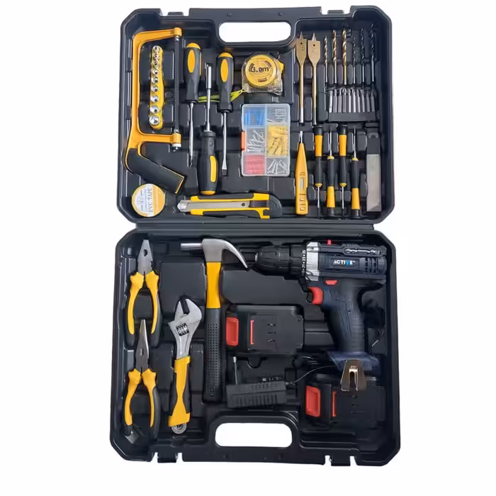 دریل پیچ گوشتی اکتیو تولز مدل AC-3520S مجموعه 65 عددی