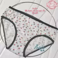 شورت نخی گل قلبی سایز 4