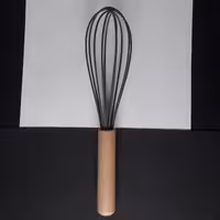 هم زن سیلیکونی دسته چوبی (وارداتی) همزن سیلیکونی همزن دسته چوبی همزن دستی هم زن دستی سیلیکونی